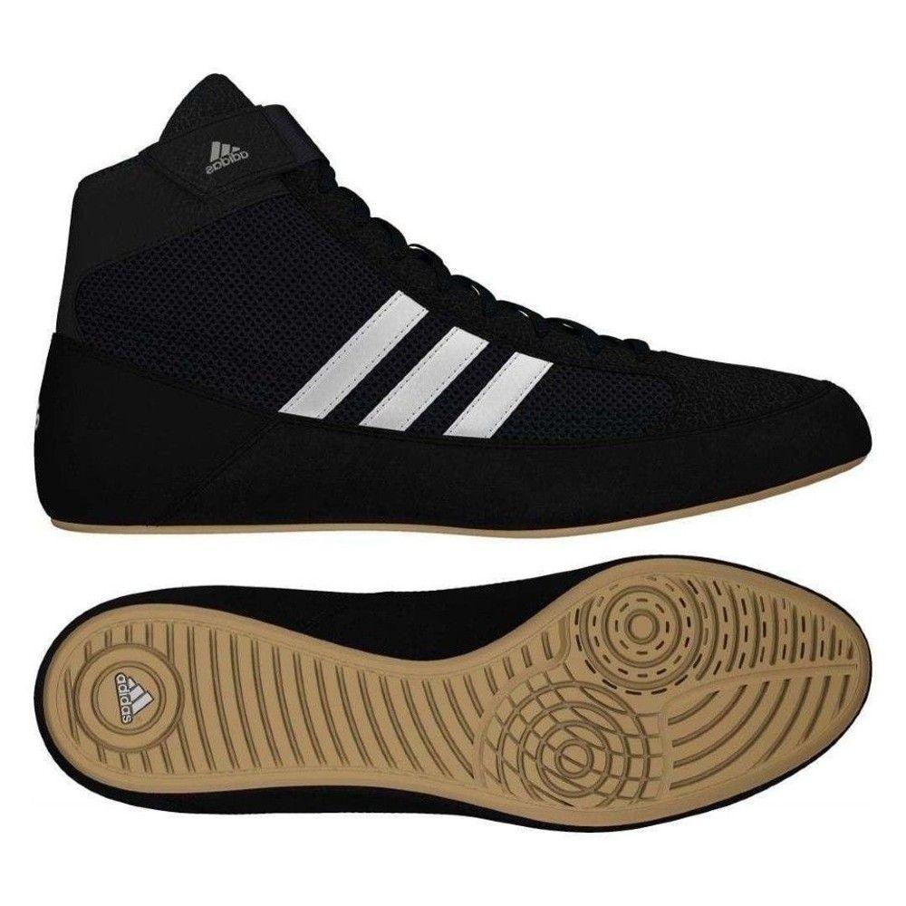 Adidas Mat Hog 2.0 Black Wrestling Boots - RINGMASTER SPORTS - Made For Champions