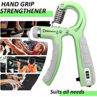 Ergonomic non-slip hand grip exerciser with durable handles for comfort.