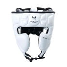 Hit N Move Air Armor Precision headgear showing slim cheek guard profile and lightweight design