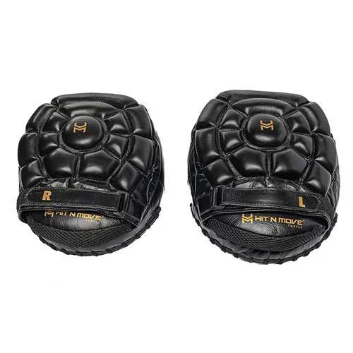 HIT N MOVE Mega Turtle Air Pads Black boxing focus pads product rear view