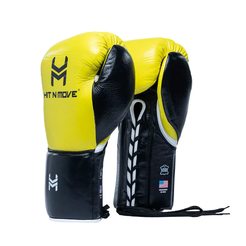 HIT N MOVE Süvari horse hair boxing gloves pair showing classic design