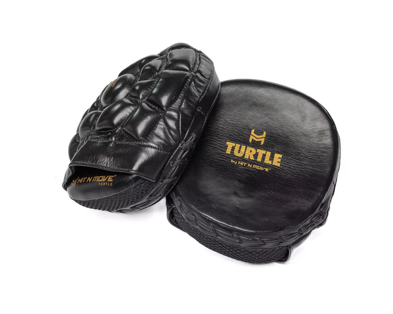 HIT N MOVE Turtle Mitts premium boxing focus mitts product shot