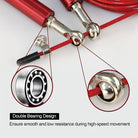 Speed skipping rope used for home cardio workout