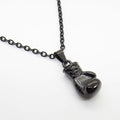 Stainless Steel Boxing & Fitness Chain Pendant Necklace