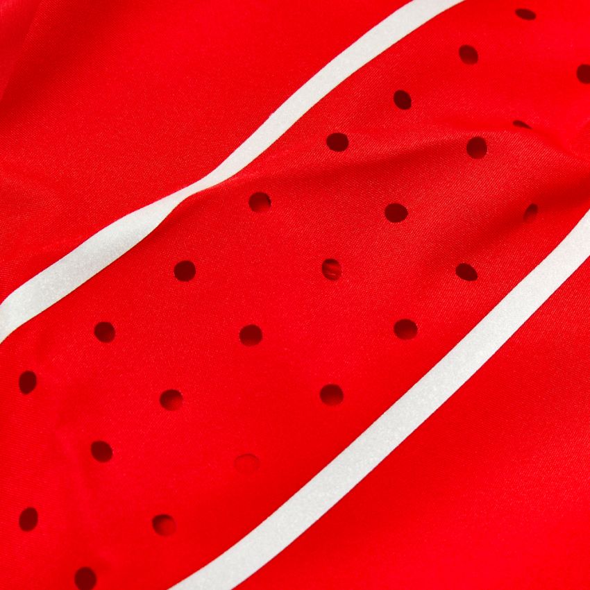 side view of Nike AIBA boxing shorts showing room for movement and flexibility