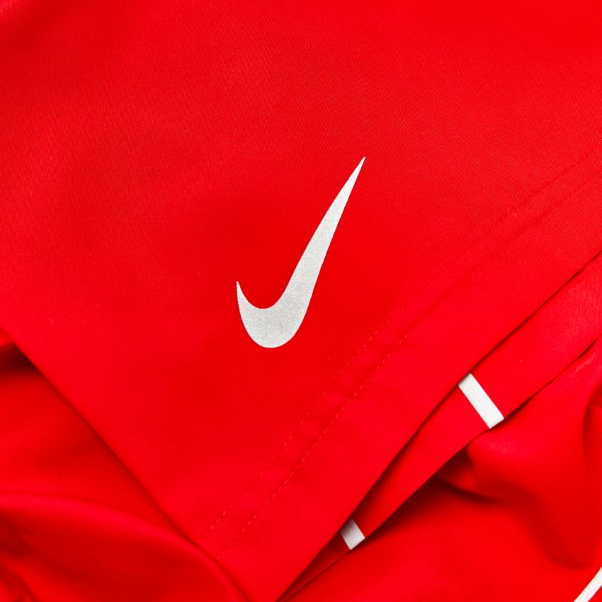 close up of 4 inch elastic waistband on Nike AIBA boxing shorts