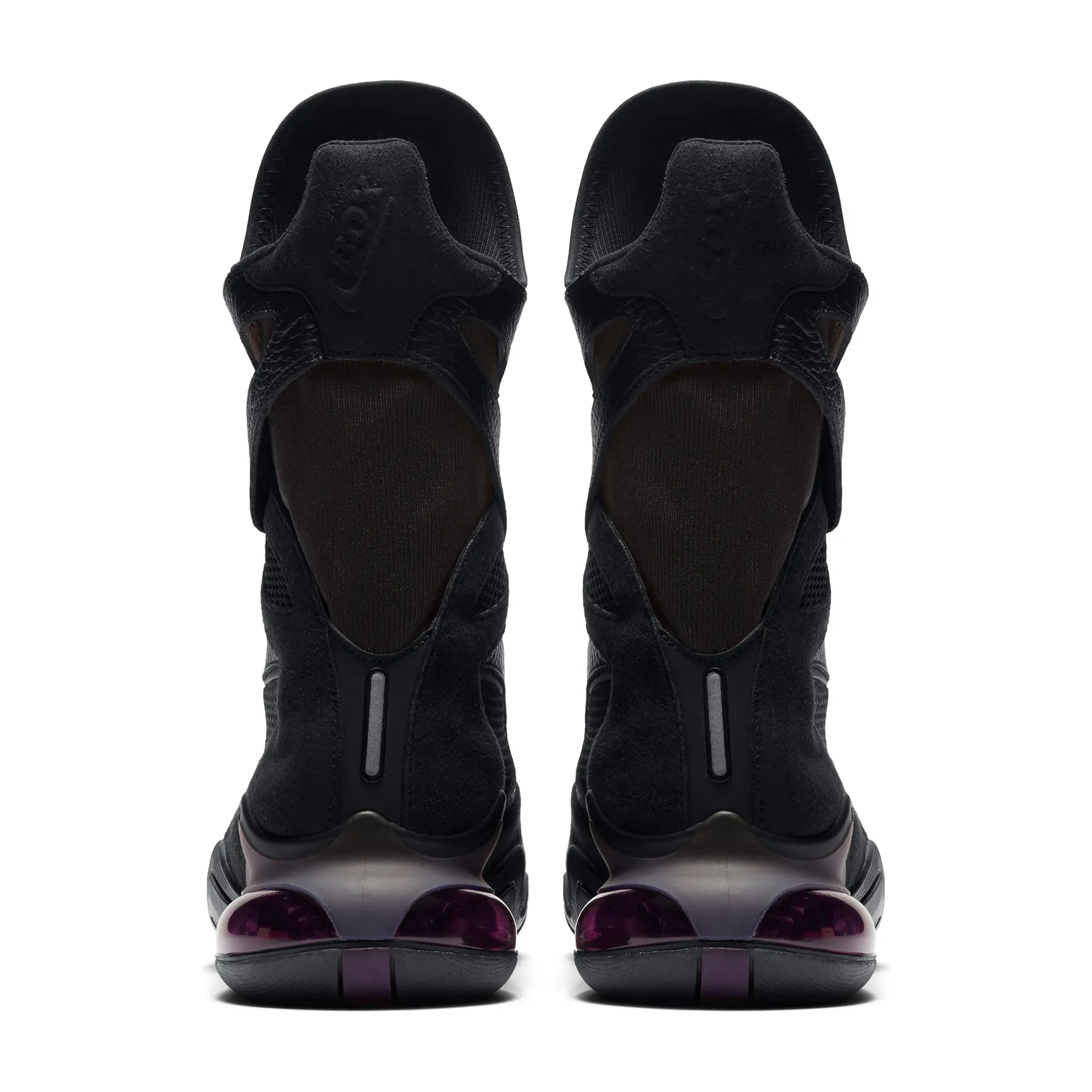 Close-up of Nike Air Max Box Black showing Air Max cushioning detail