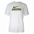 Nike Boxing Swoosh Training Tee White Army Green front view
