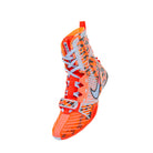 Nike HyperKO 3 Black Bright Crimson Aluminum boxing shoes used during footwork and boxing training