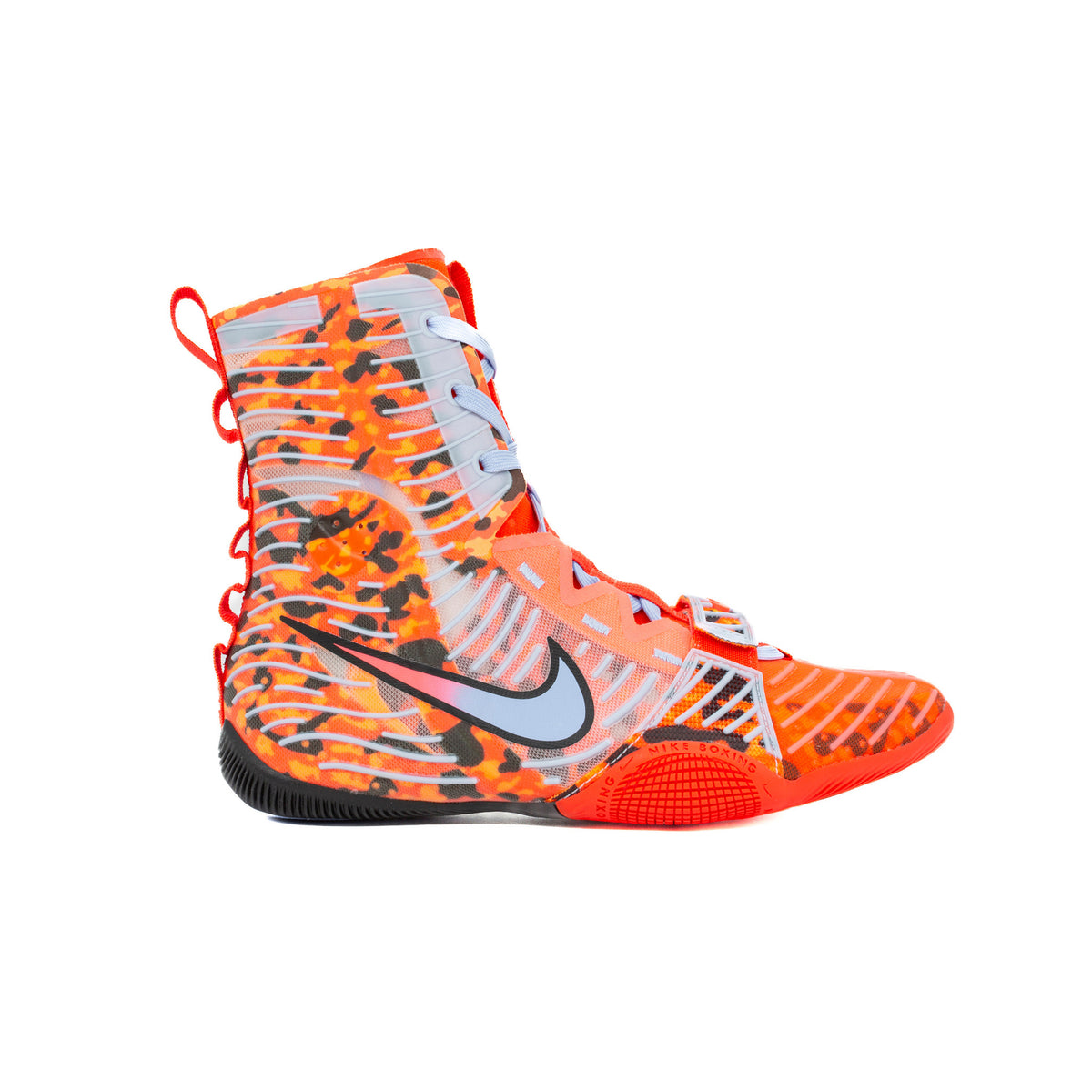 Nike HyperKO 3 SE Boxing Shoes in Black Bright Crimson Aluminum colourway
