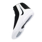 High collar ankle support close-up on Nike Inflict 4 wrestling shoes