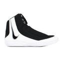 Front view of Nike Inflict 4 wrestling boots Black/White