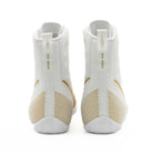 Rear view of Nike Machomai 3 boxing shoes with reinforced heel for added ankle support and balance.