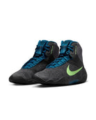 Lateral side view of Nike Tawa wrestling shoes showing traction design