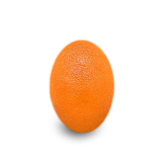 Purple oval silicone hand grip ball with light resistance