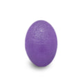 Purple oval grip strength ball silicone texture