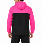 Black RingMaster shorts with drawcord waistband zip pocket detail pink accents and reflective accents