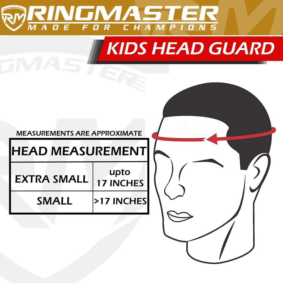 RingMaster Sports adjustable kids boxing headgear