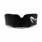 RingMaster black dual-layer mouthguard front view sports gum shield for contact sports