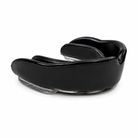 Second Side profile of RingMaster black dual-layer boxing mouthguard showing ergonomic shape