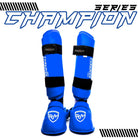 Blue RingMaster Sports Karate shin and instep guards