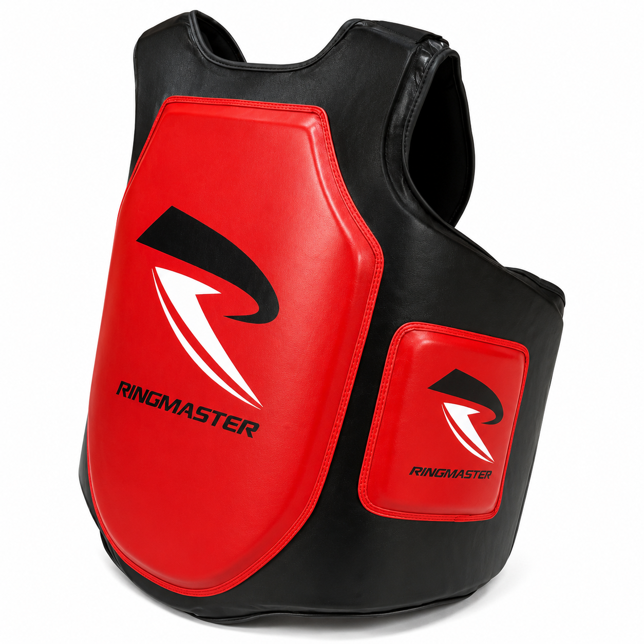 Side profile of RingMaster body protector showing foam depth and padding