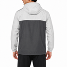 RingMaster Charcoal Grey boxing training shorts with drawcord waistband zip pocket detail and reflective accents