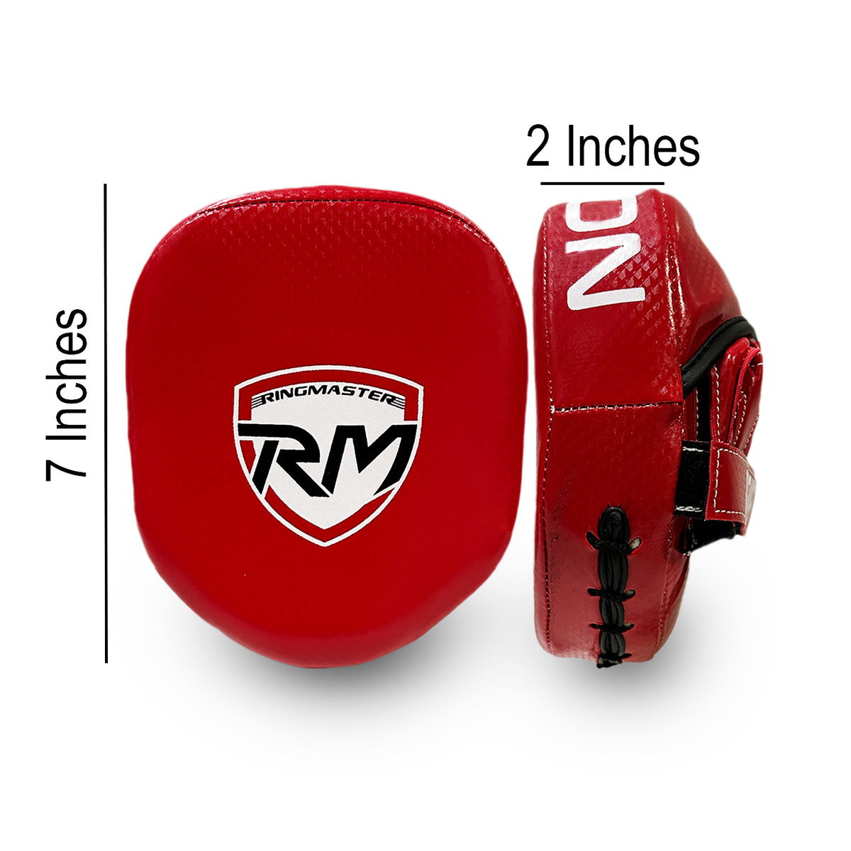 Red RingMaster Sports focus pads with CarbonTECH Leather