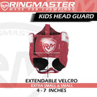 RingMaster Sports pink and white children’s boxing head guard