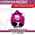 RingMaster Sports purple and white kids boxing head guard for training and sparring