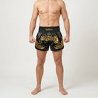 Ringmaster Onyx Black Muay Thai shorts worn during Muay Thai training session