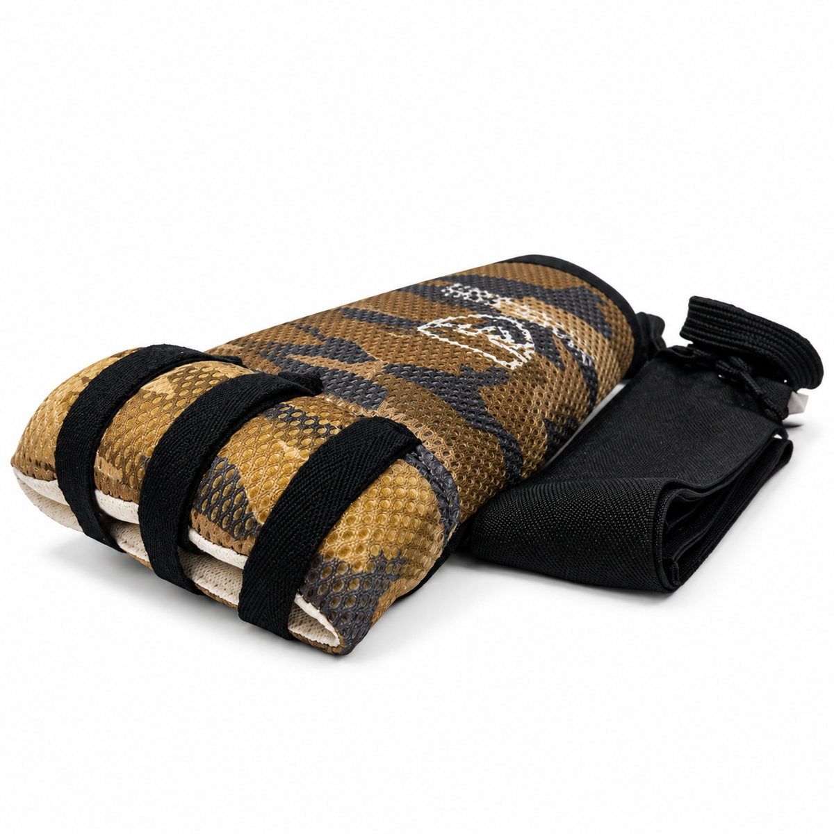 RingMaster POWR Series Lace-Up Pro Wraps worn on both hands with the lacing secured