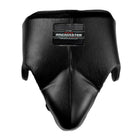 RingMaster Sports Pro Lace genuine leather boxing groin guard in black