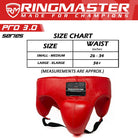 Red RingMaster Sports Pro Series boxing groin guard