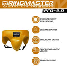 RingMaster Sports Pro Series gold boxing groin protector