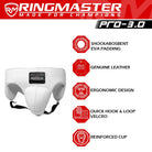 RingMaster Sports Pro Series white boxing groin protector