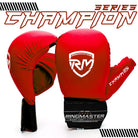 Red RingMaster Sports synthetic leather Karate gloves