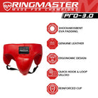 RingMaster Pro 3.0 red groin guard for boxing training