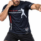 Front view of RingMaster Sports Boxing Shadow Champions T-Shirt with stretch interlock front