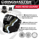 RingMaster Sports synthetic leather kids boxing head guar