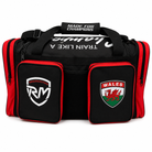 Front pocket detail on RingMaster large gym equipment bag wales welsh flag