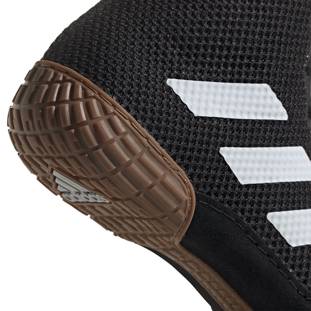 Tech. Fall Adidas Tech Fall 2.0K Black White Kids Wrestling Boots – RingMaster Sports