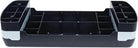 Underside of fitness step showing feet for stability on flat floors