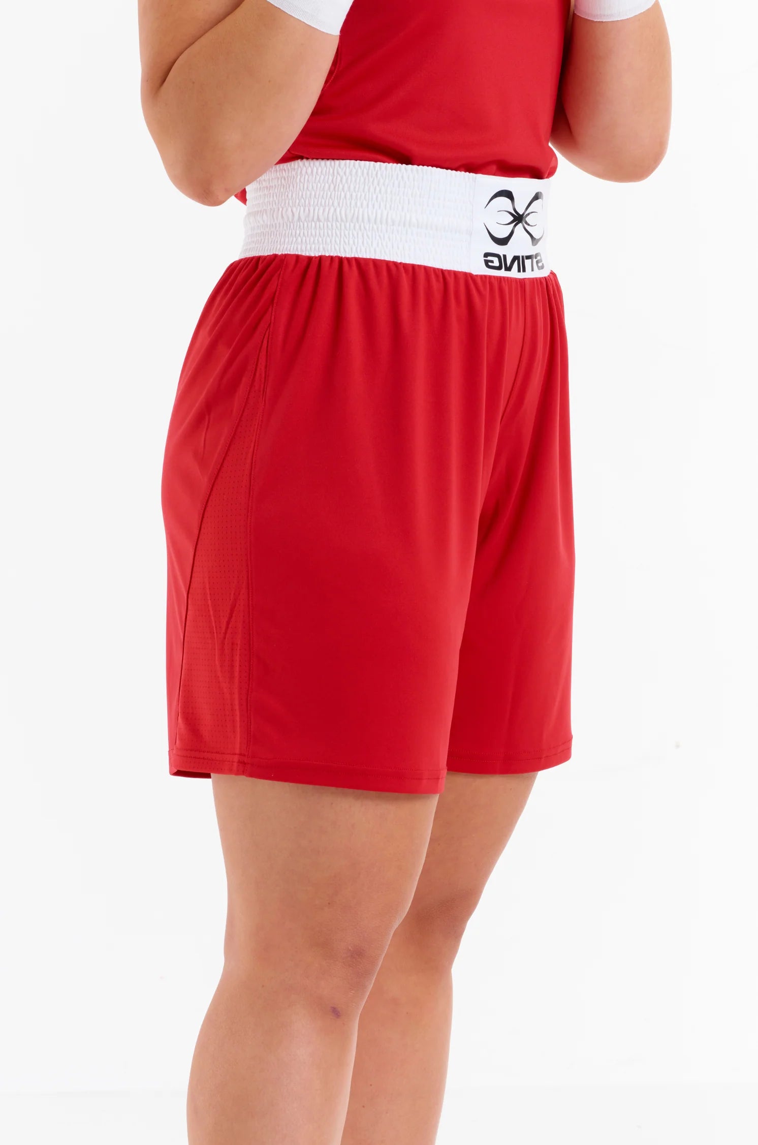 Unisex Sting Mettle Boxing Shorts suitable for both men and women, designed for comfort and performance.