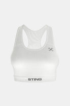 Sting close view of the Women’s Kinetic Chest Protector Sports Bra showing the racerback design and athletic cut