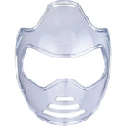 TOP TEN SafeStrike face mask front view showing transparent martial arts face guard design