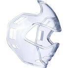 Side view of TOP TEN SafeStrike face mask showing ergonomic transparent face protection