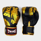 Front profile of Twins BGVL4 Dragon boxing gloves showing streamlined shape