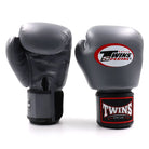 Twins Special BGVL3 Boxing Gloves Grey used for boxing Muay Thai kickboxing bag work pad work and sparring training
