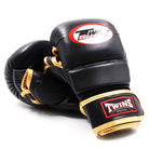 Wrist support and high-density padding close-up on Twins Special GGL14 MMA gloves